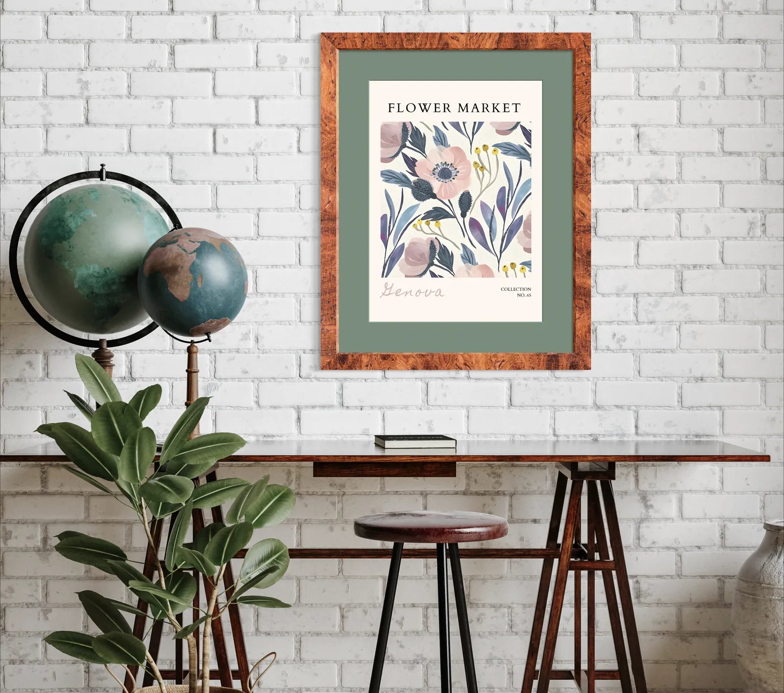 Jenova Wild Meadow Bloom Print – Dreamy Alpine Floral Wall Art