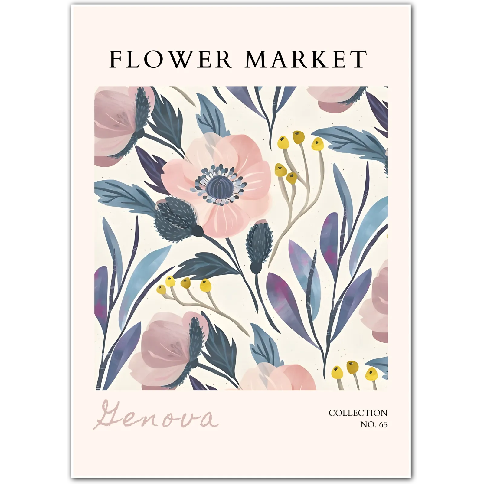 Jenova Wild Meadow Bloom Print – Dreamy Alpine Floral Wall Art
