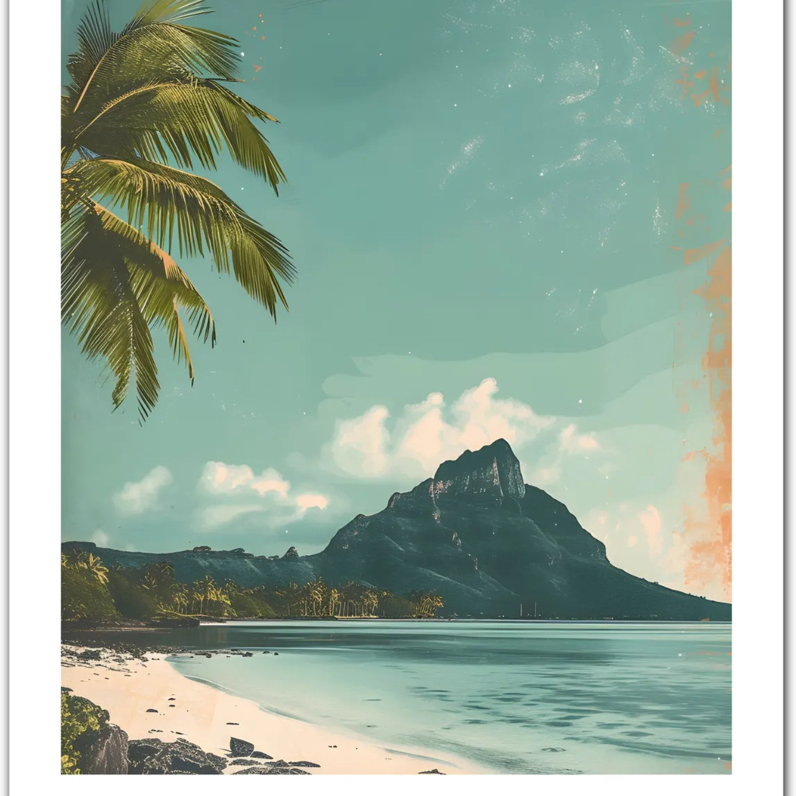 Le Morne Mauritius Art Print
