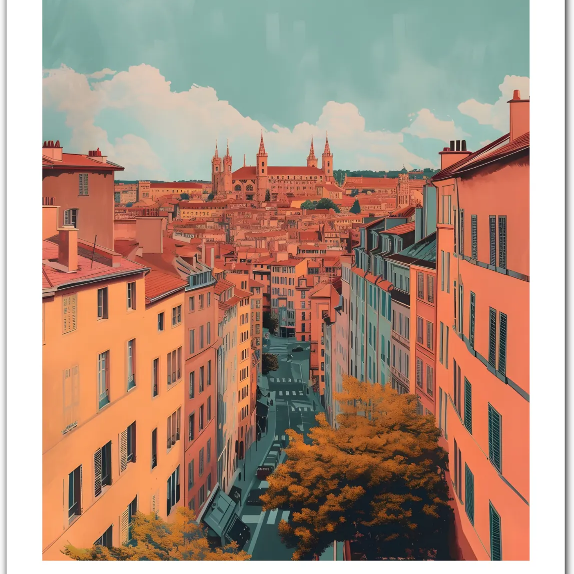 Lyon France Art Print