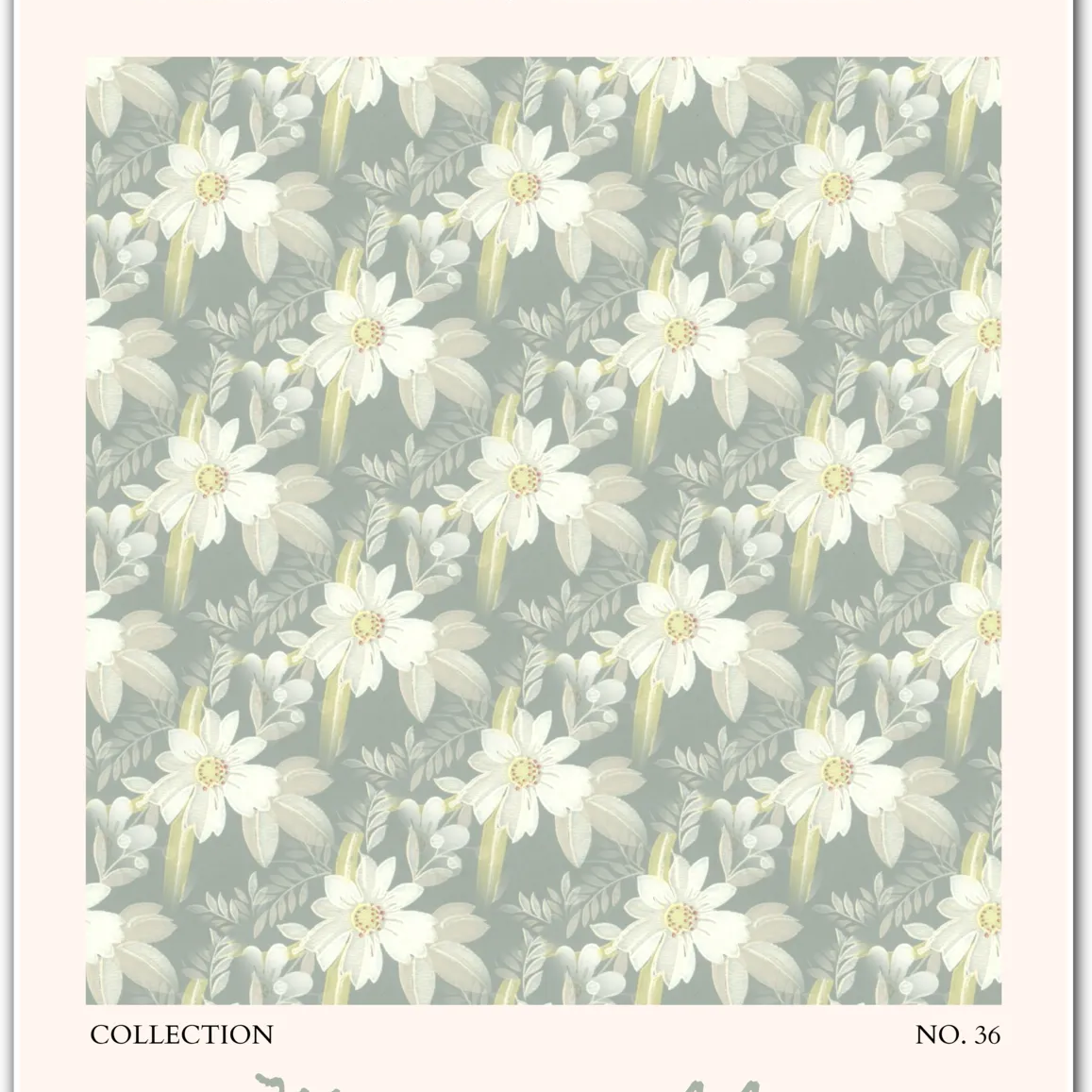 Marseille Botanical Art Print – Soft Vintage French Floral