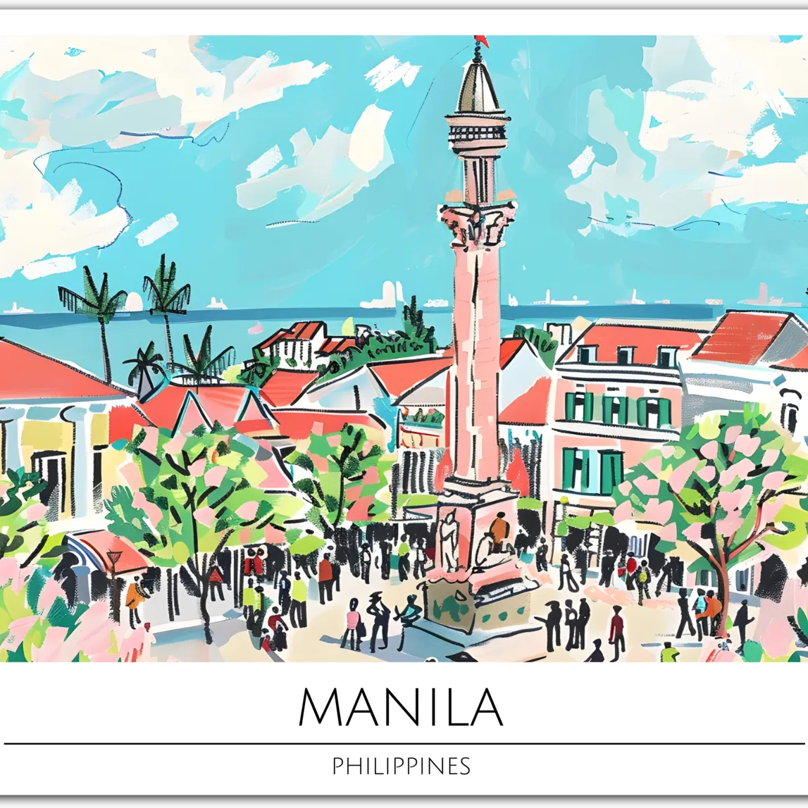 Historic Manila - Philippines Cityscape Art Print