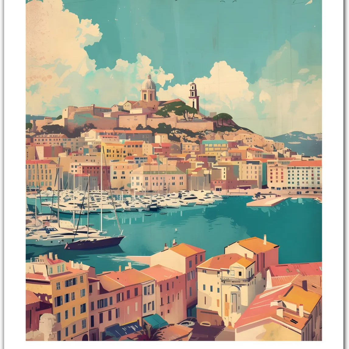 Marseille France Art Print