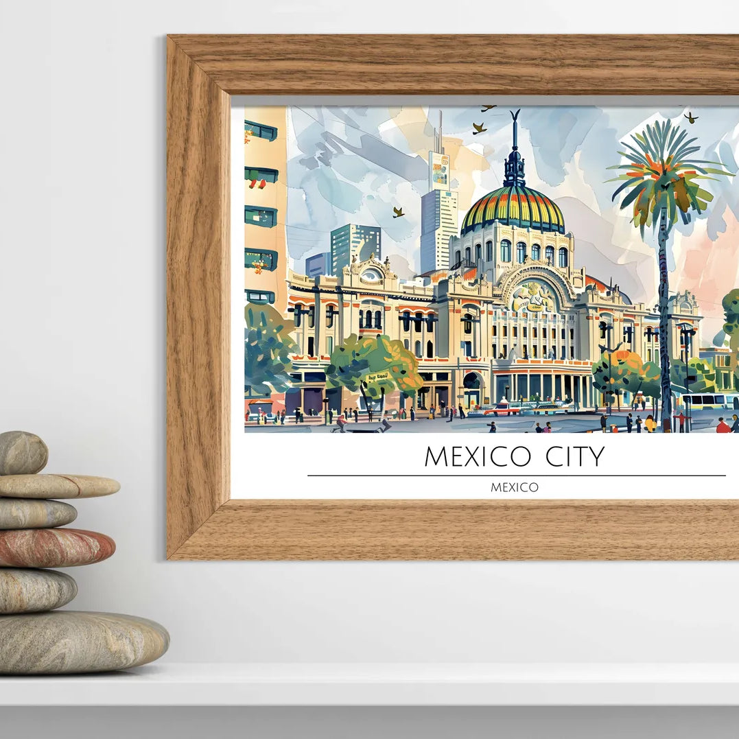 Mexico City’s Palacio de Bellas Artes - Mexico Art Print