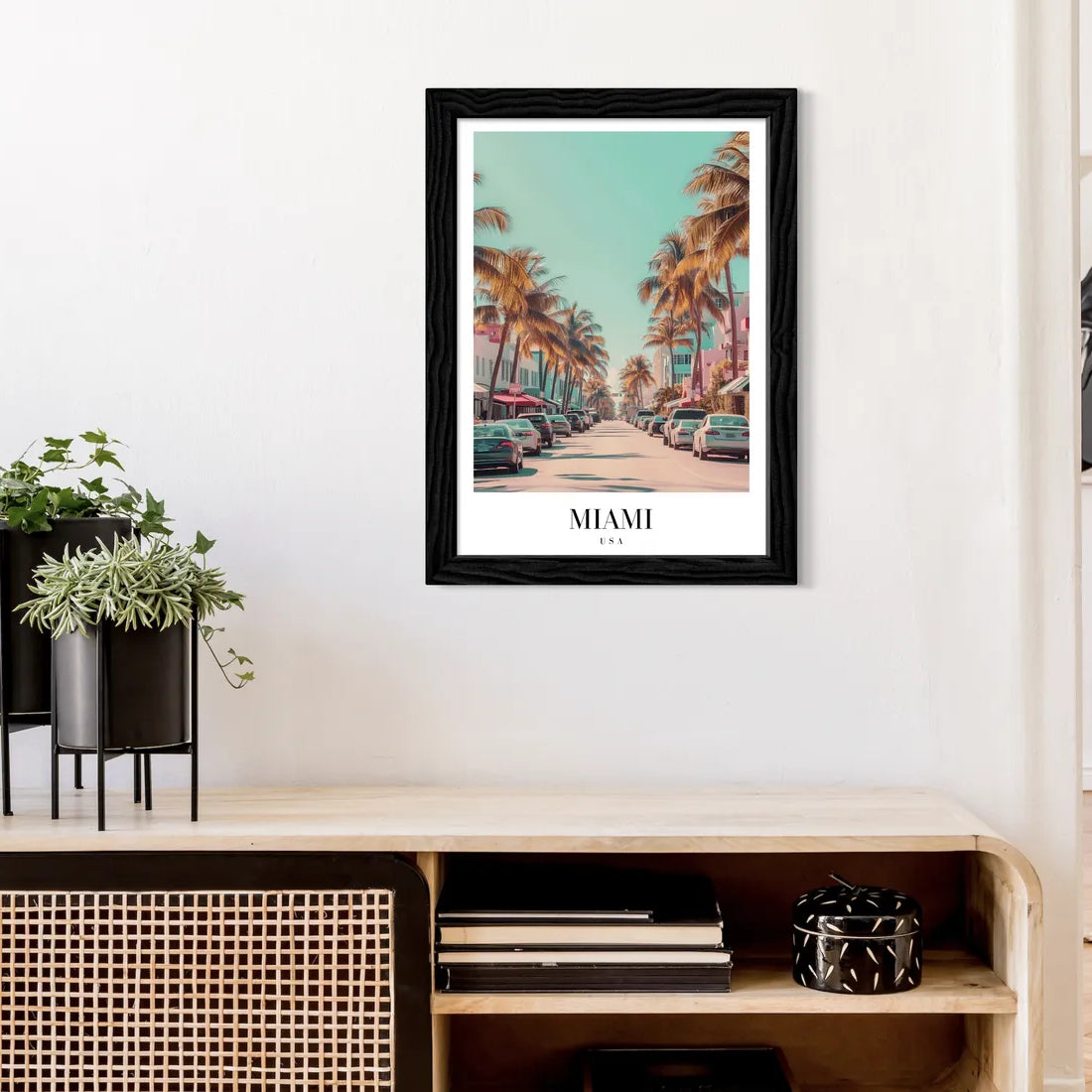 Downtown Miami In Summer Art Print 2