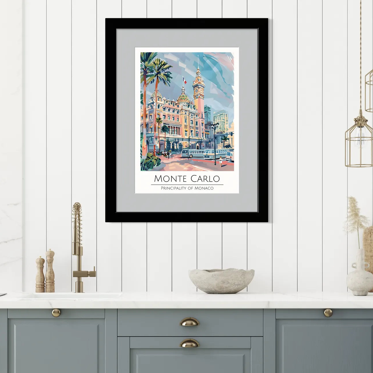 Monte Carlo Art Print - Glamorous Views of Monaco’s Luxury District