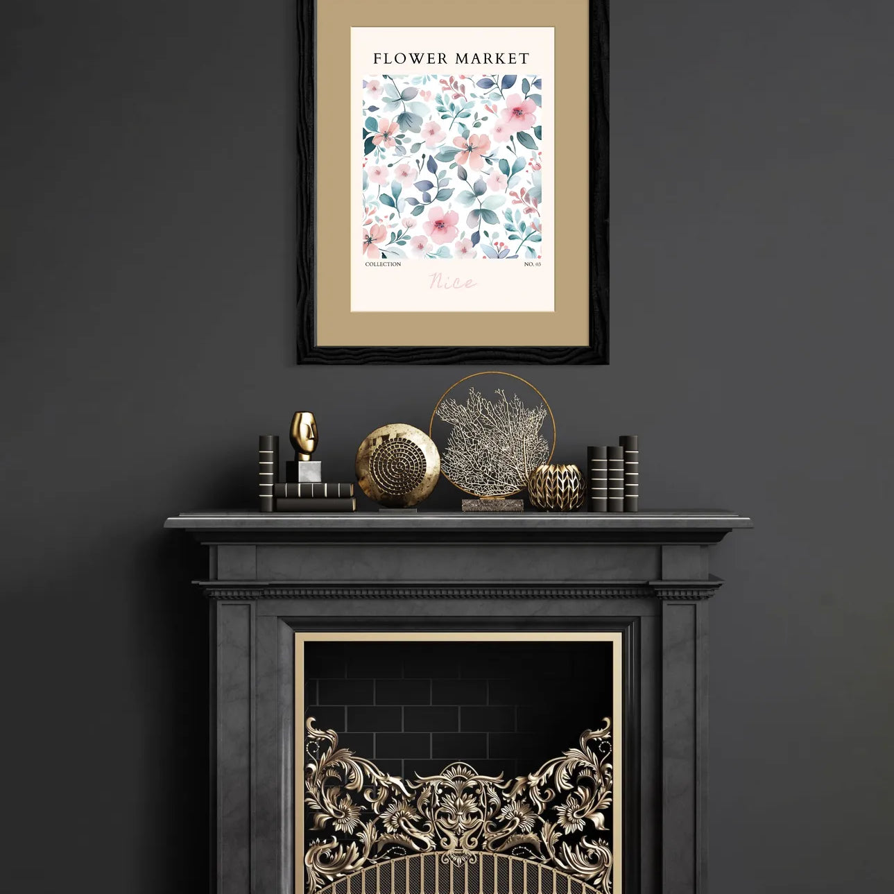 Nice Flower Market Art Print – Watercolour Florals of the French Riviera