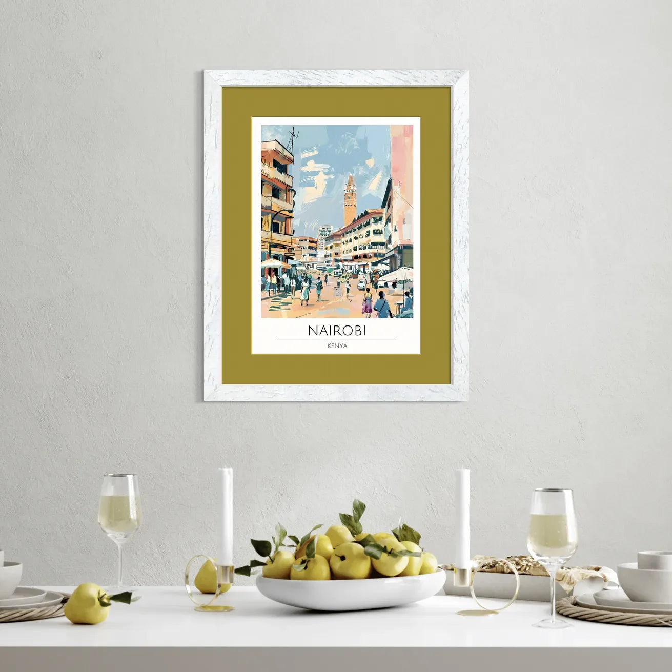 Nairobi Art Print - Urban Life in Kenya’s Vibrant Capital