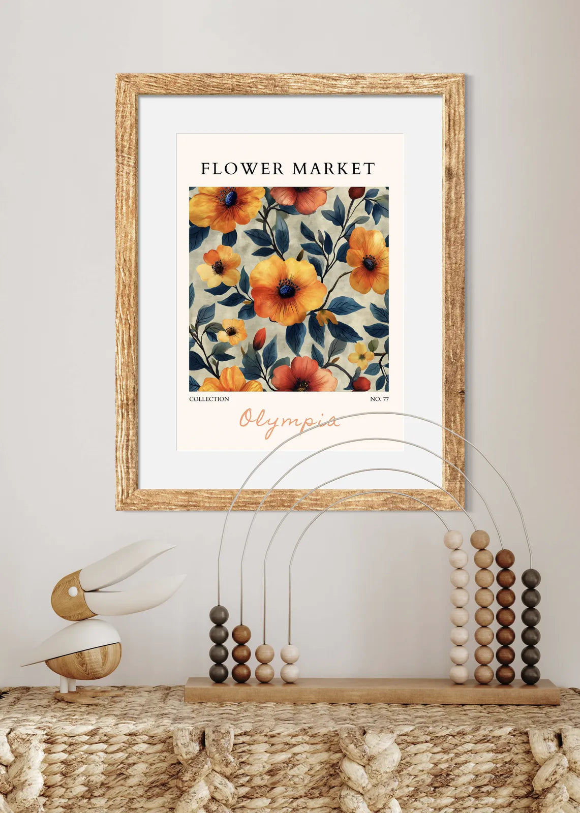 Sunset Blooms – Olympia Botanical Watercolour