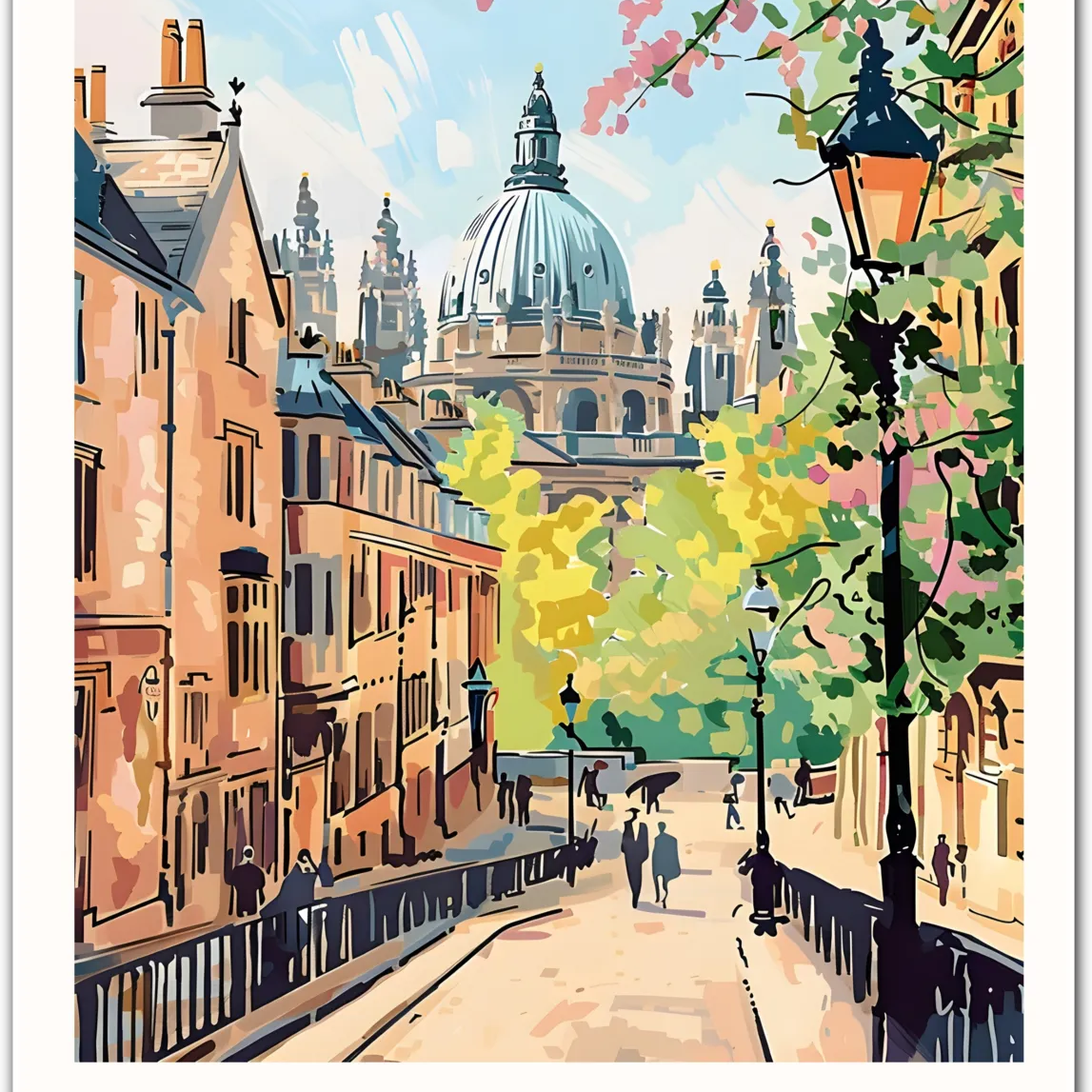 Oxford UK Art Print