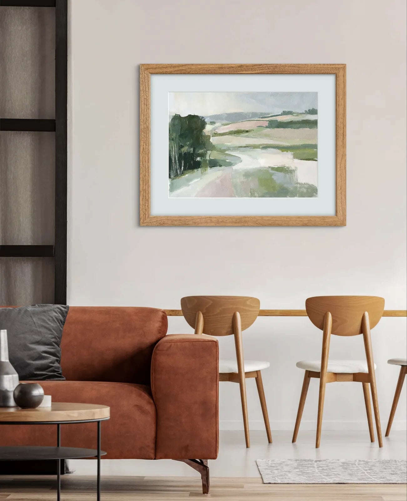 Hedgerow Morning – Soft Greens Along the Lane