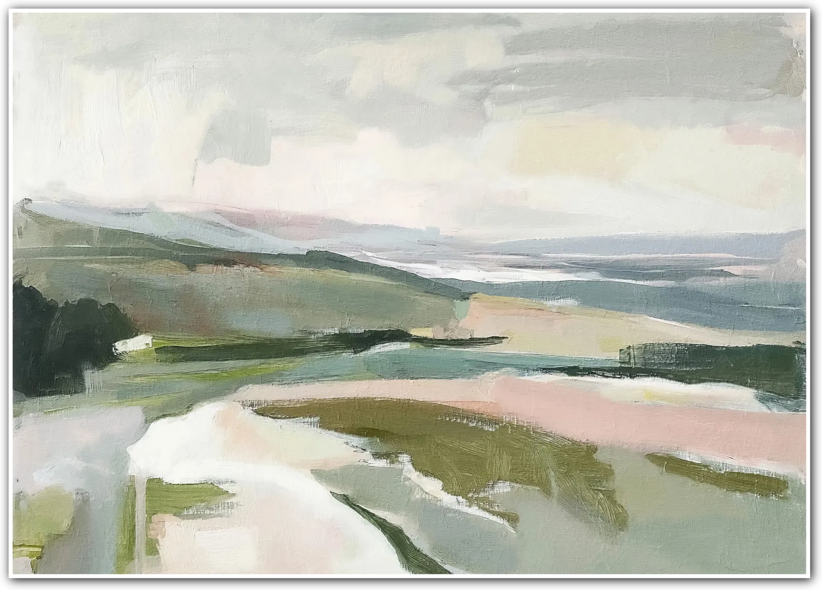 Wandering Fields – Dreamscape of Soft Light and Quiet Distance