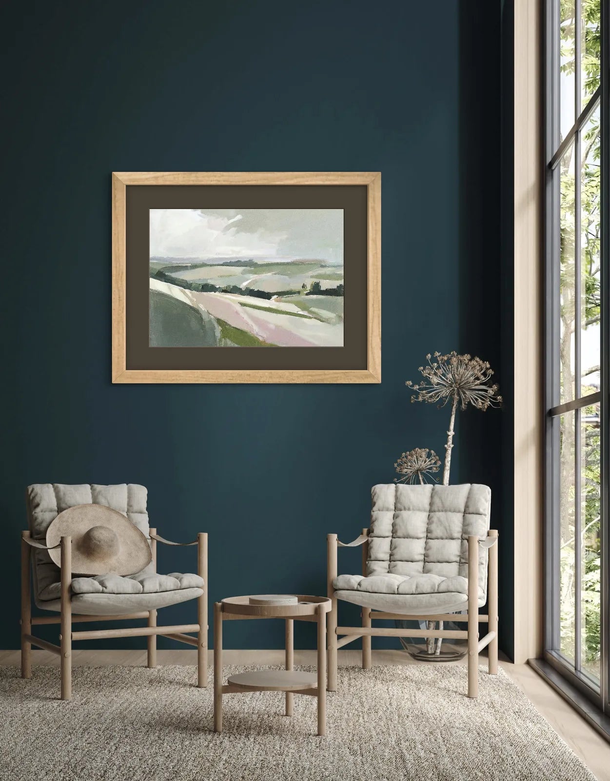 Edge of the Hill – Light Breaking Over Painted Meadows