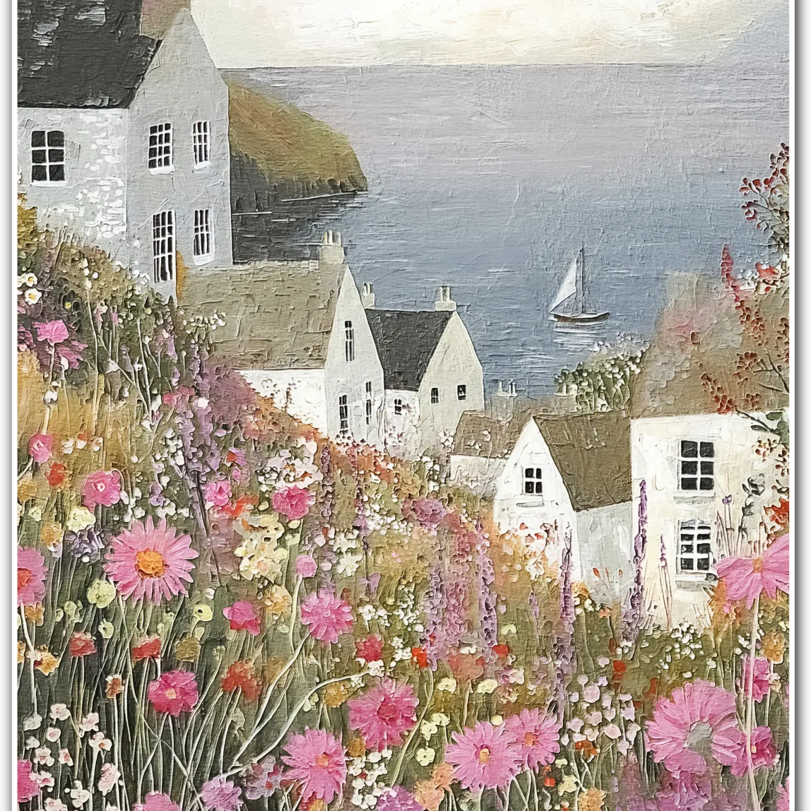 Hillside Dream – Blossoms Overlooking the Bay