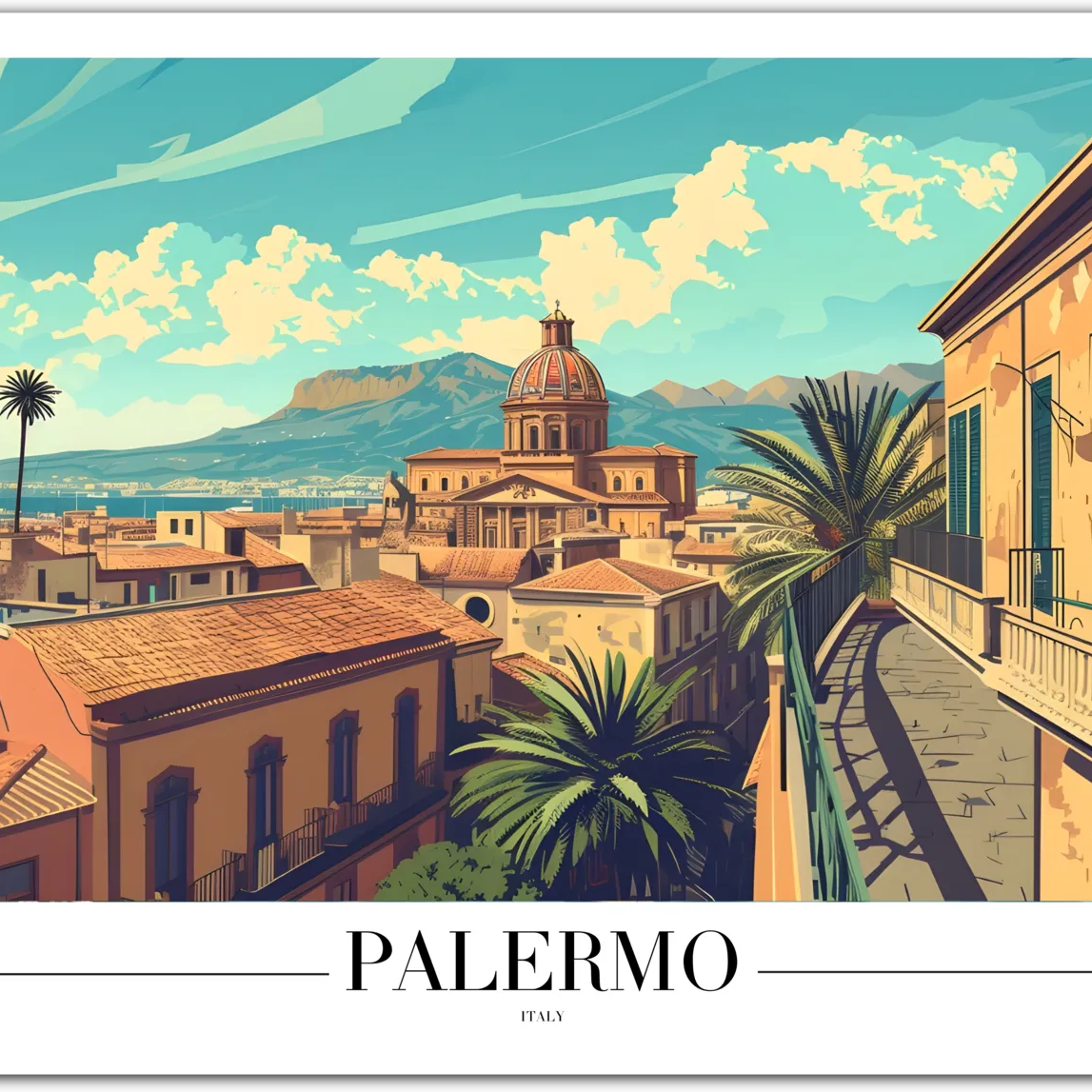 Palermo Italy Art Print