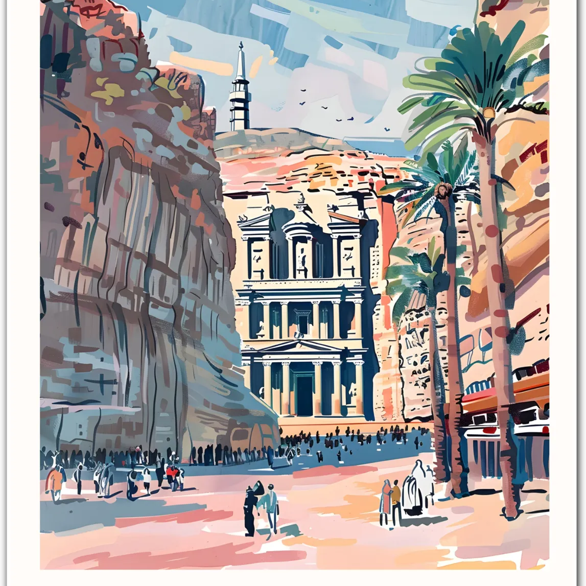 Petra Jordan Art Print