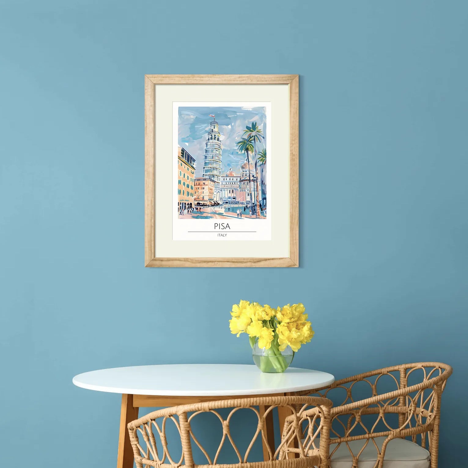 Pisa Italy Art Print – Leaning Tower of Pisa