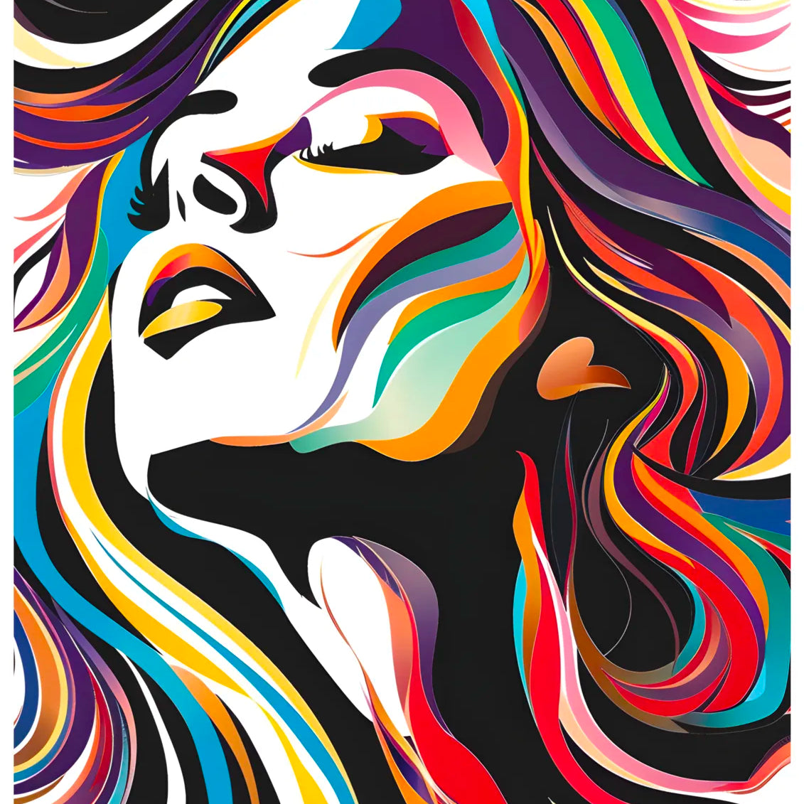 Iconic Pop Art Woman Art Print 3