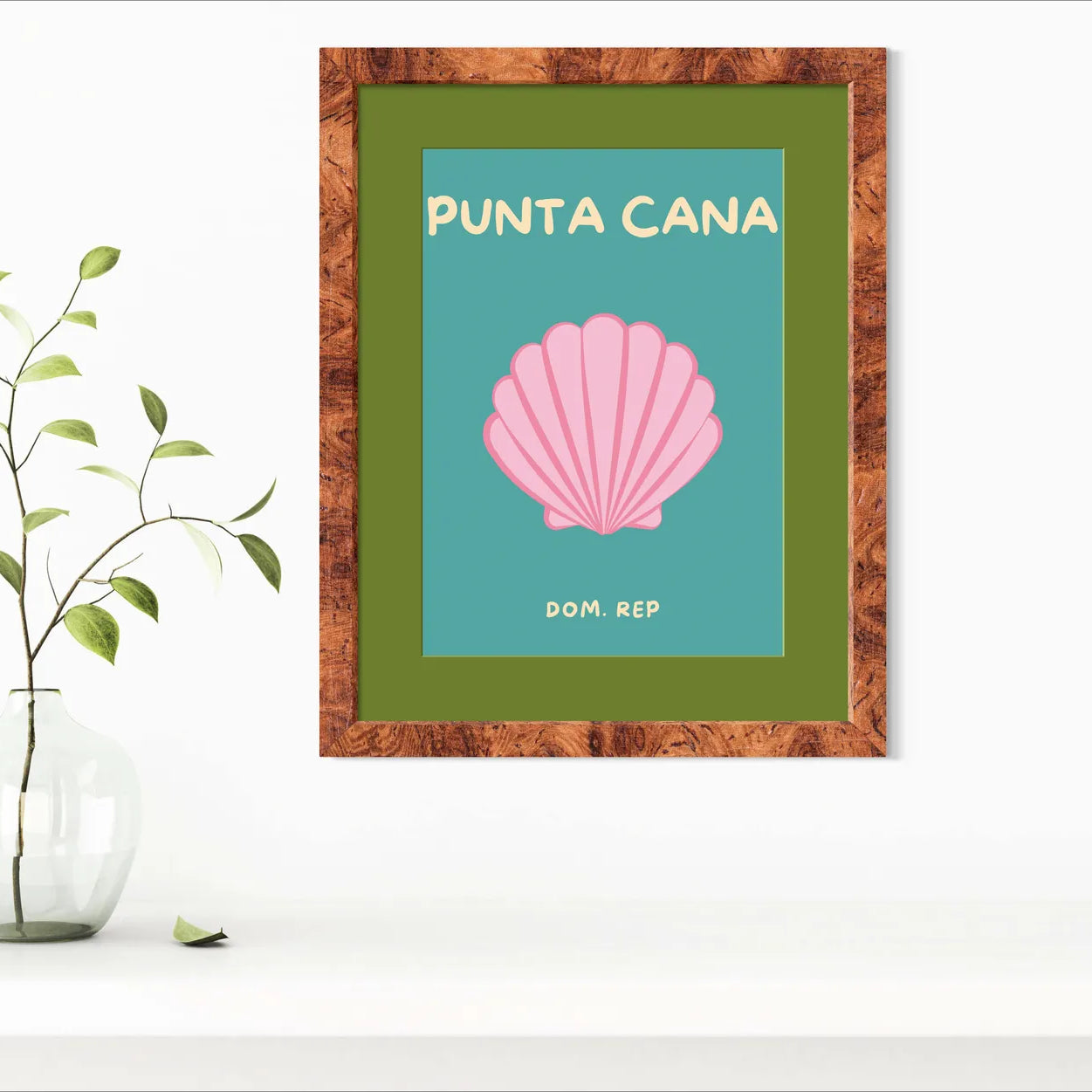 Punta Cana Seashell Tropical Paradise Art Print