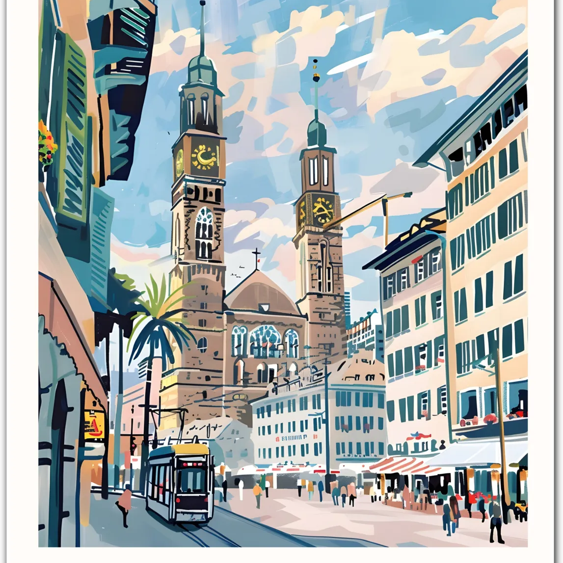 Quebec City Canada Art Print – Historic Charm