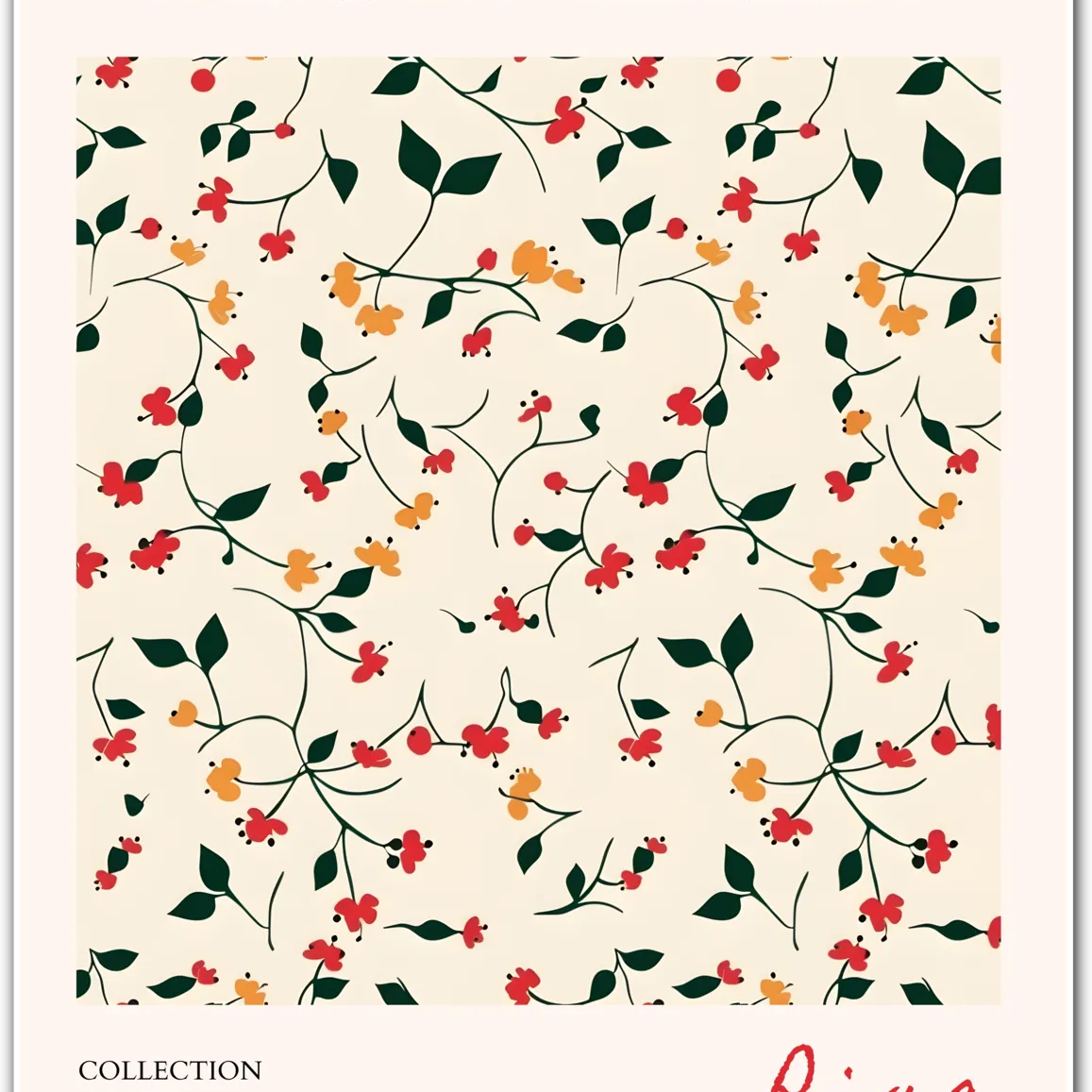 Midnight Blooms of Riga – Monochrome Botanical Art Print