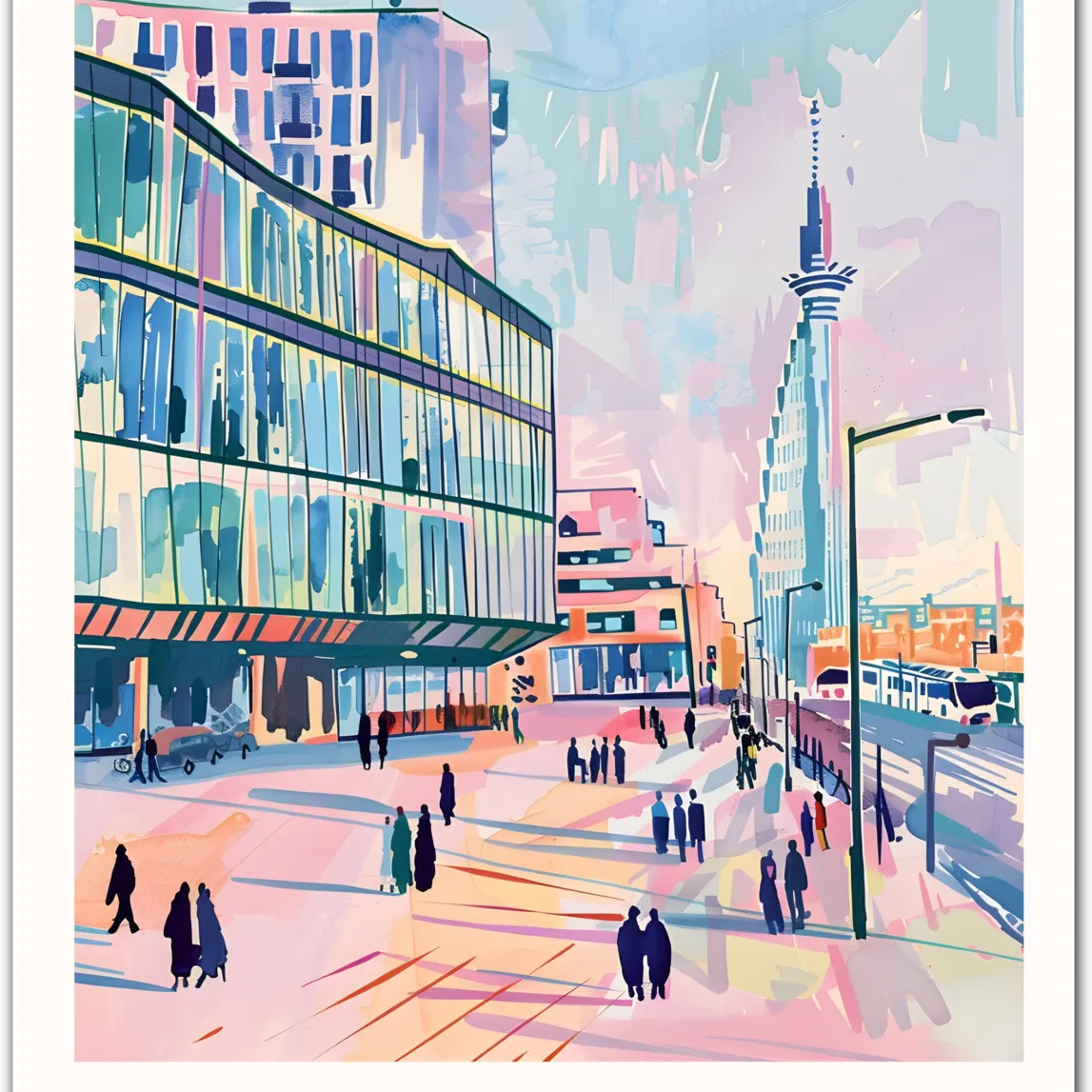 Reykjavik Iceland Art Print – Modern Nordic City