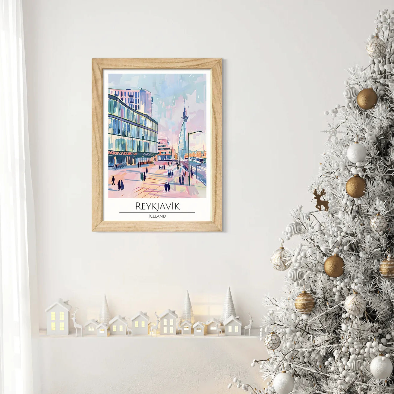 Reykjavik Iceland Art Print – Modern Nordic City