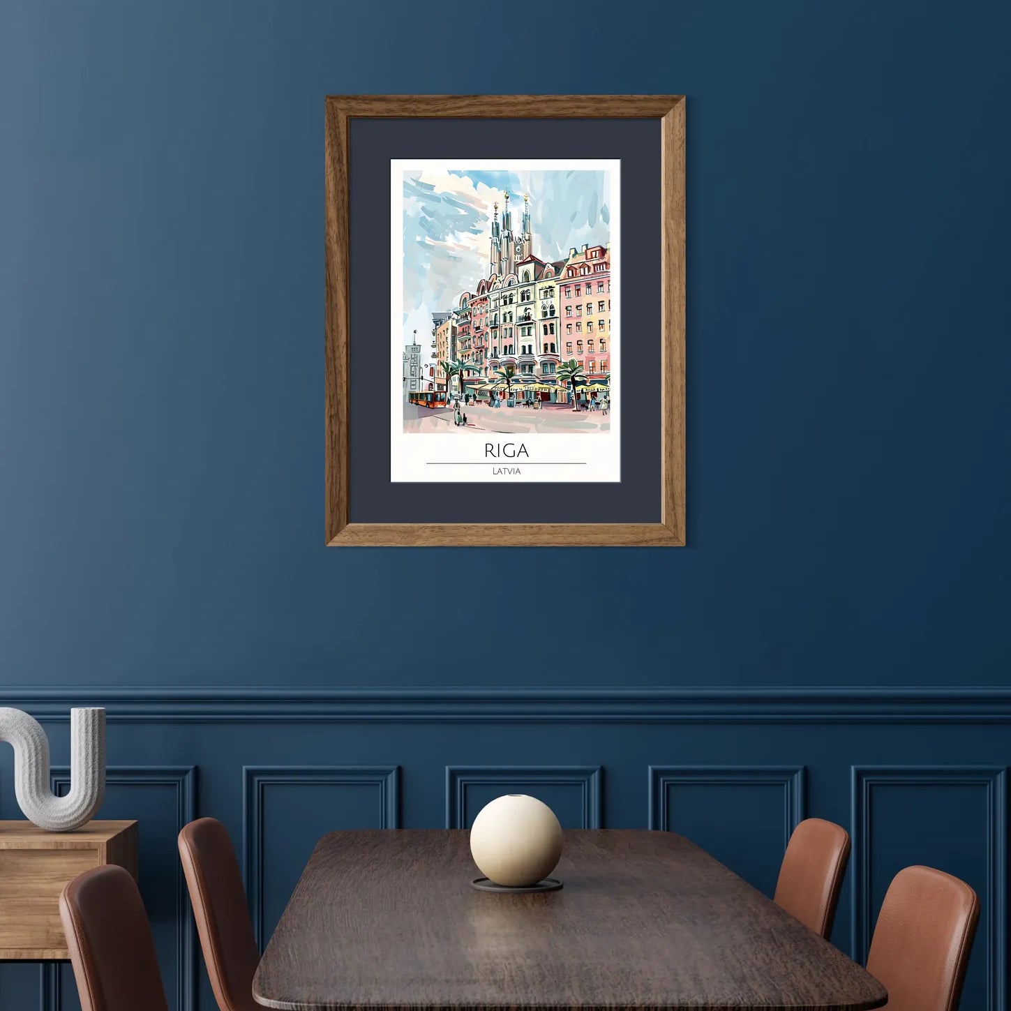 Riga Latvia Art Print – Charming Cityscape