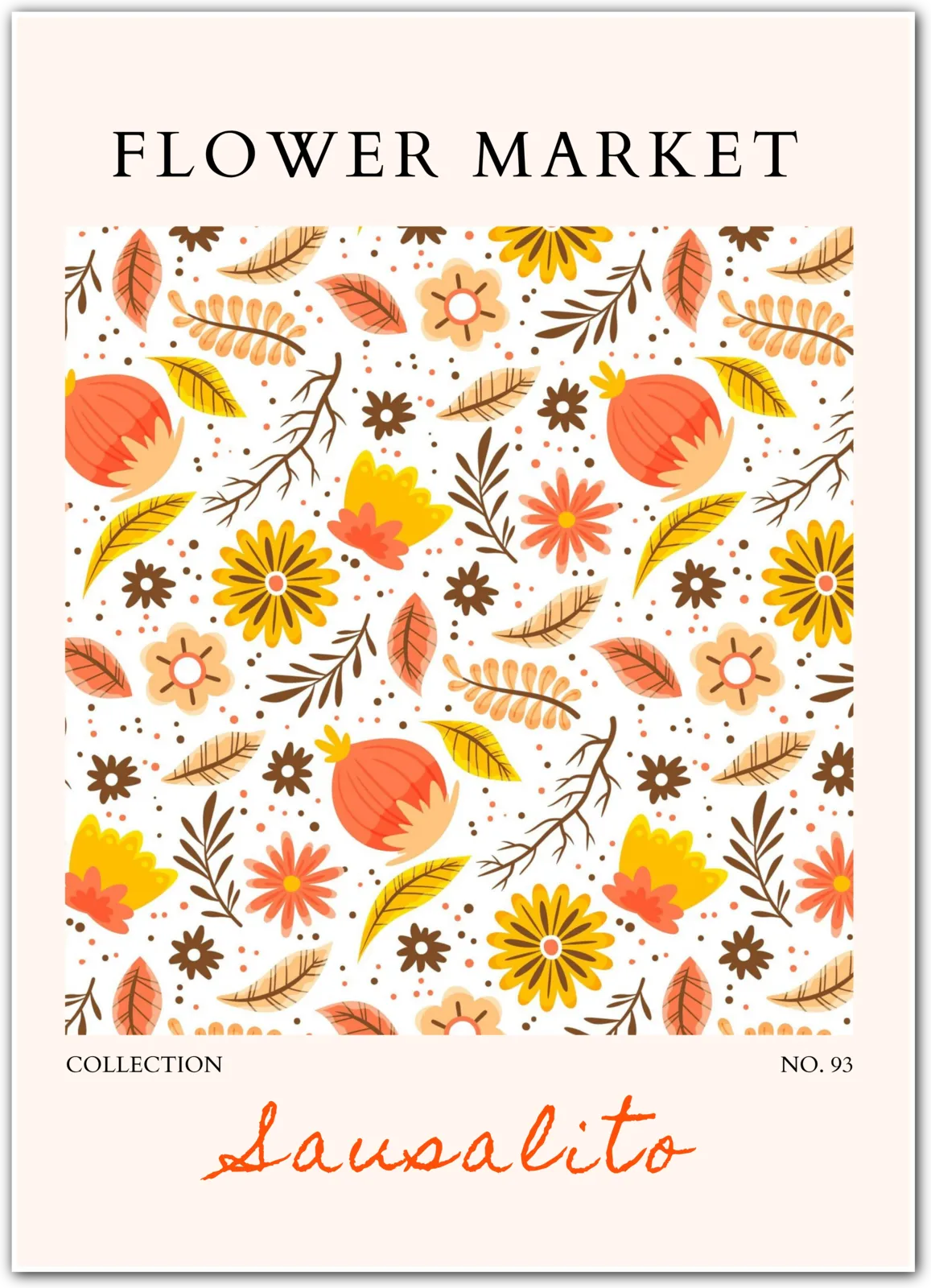 Sausalito Harvest – Autumn Botanical Illustration