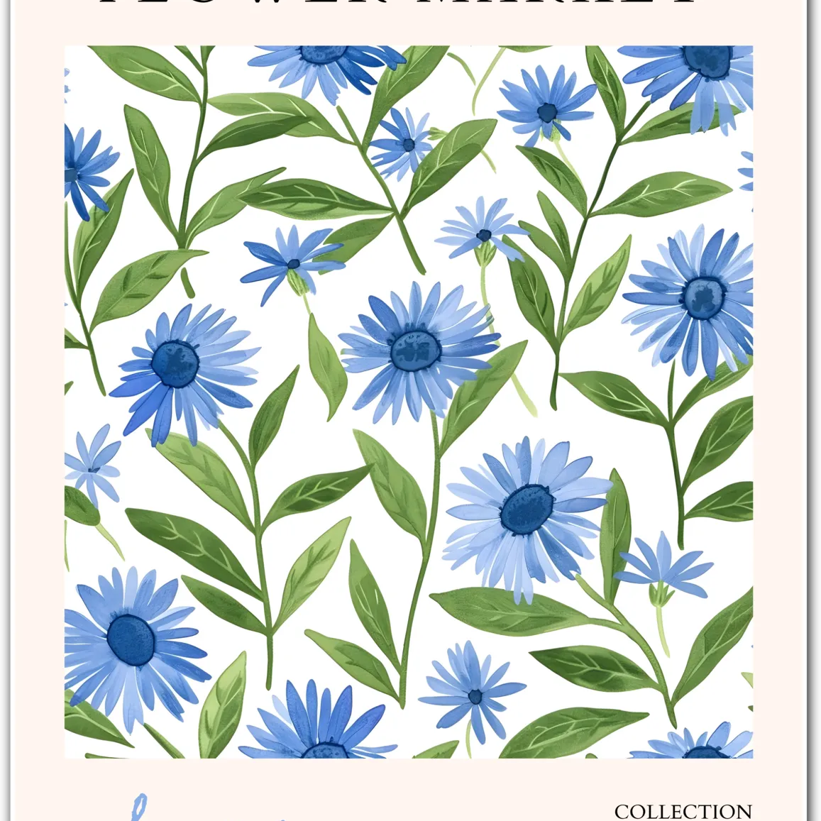 Pacific Blues – Suva Island Floral Print