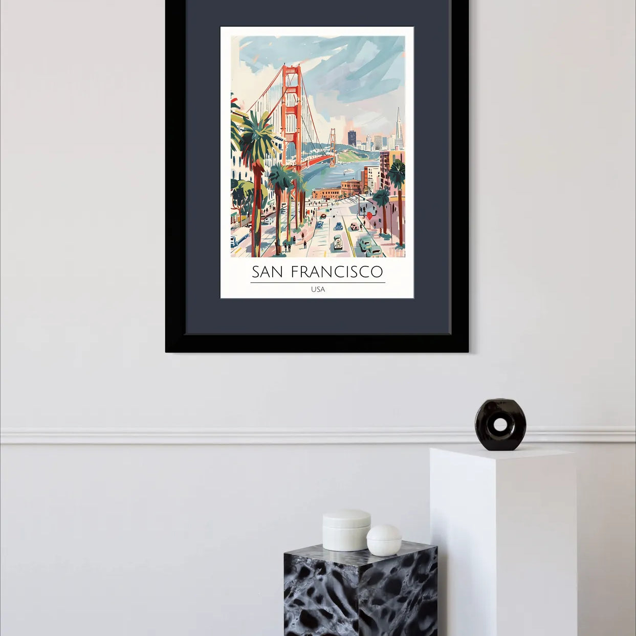 San Francisco USA Art Print – Golden Gate Bridge