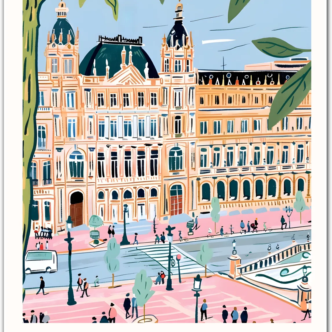 Seville Spain Art Print – Historic Architecture