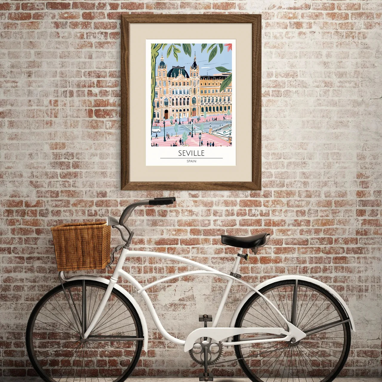 Seville Spain Art Print – Historic Architecture