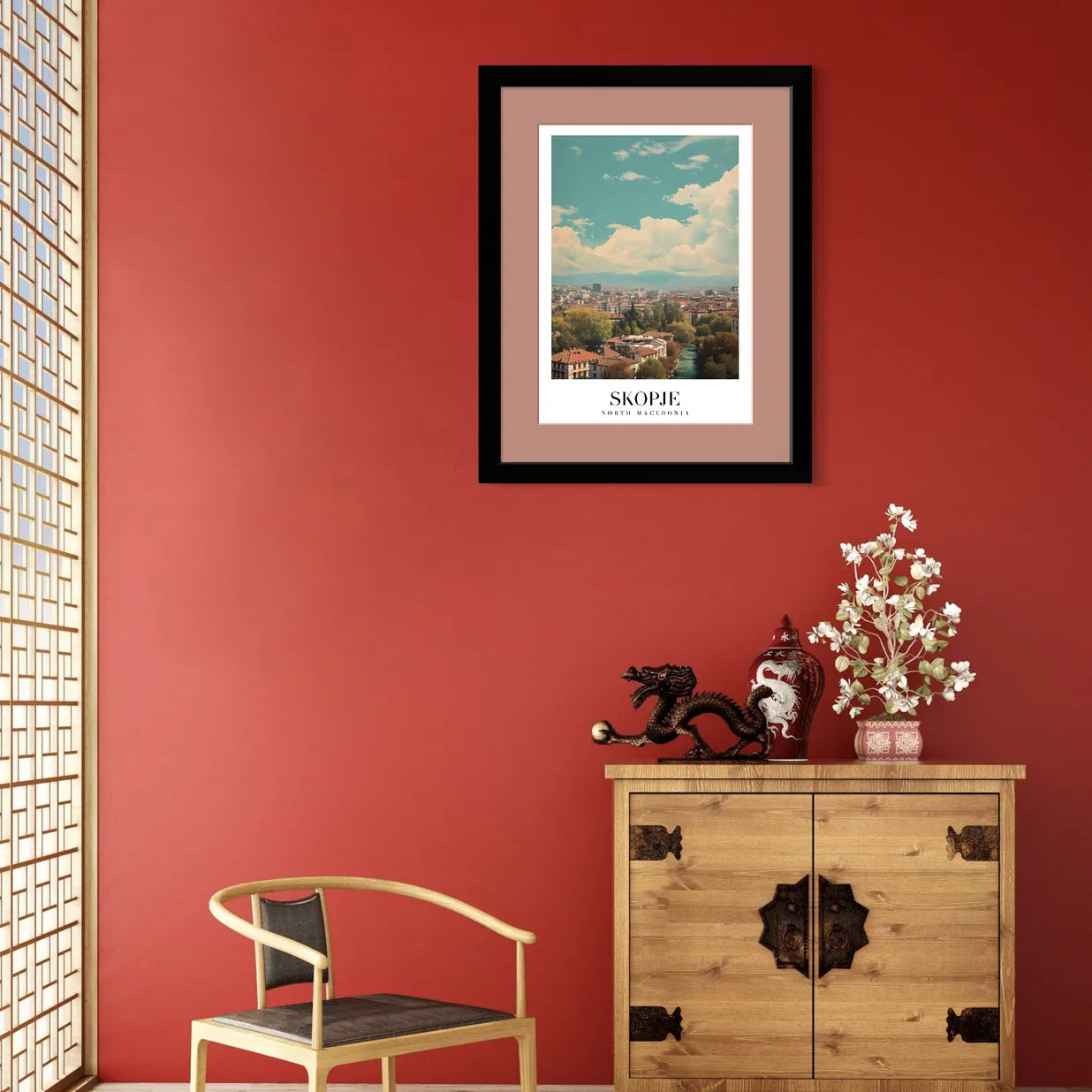 Skopje City Views: Modern Macedonia Art Print