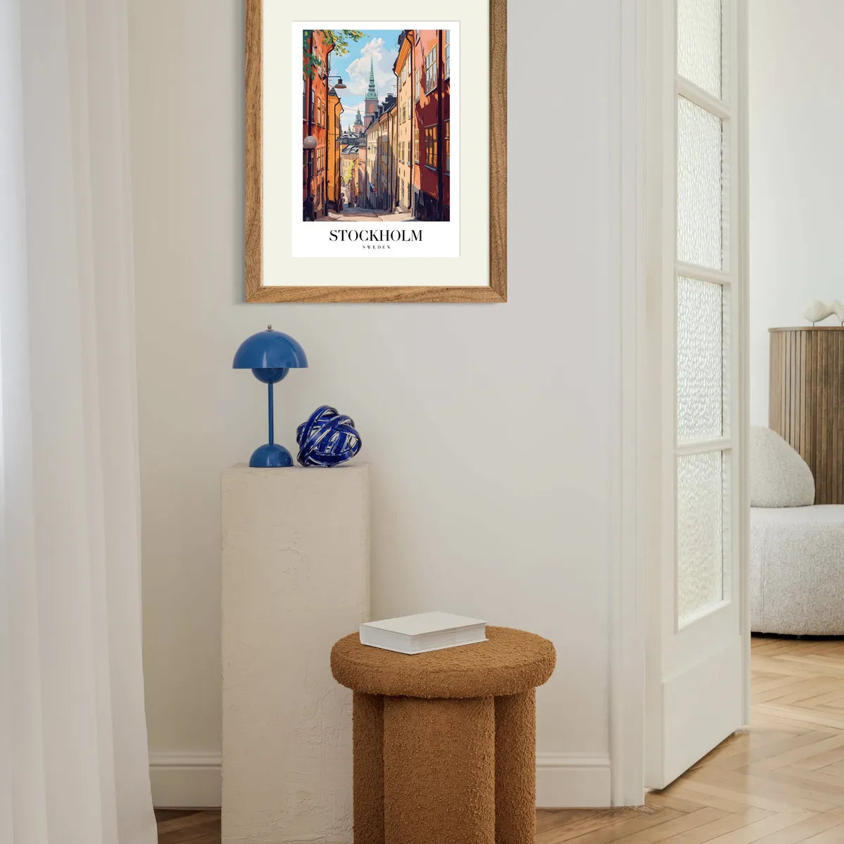 Stockholm’s Old Town: Swedish Cityscape Art Print