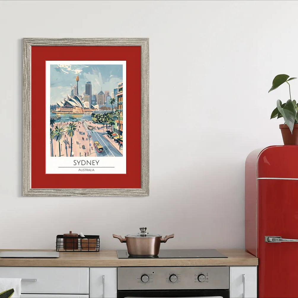 Sydney Art Print – Iconic Australian Skyline and Harbour Views
