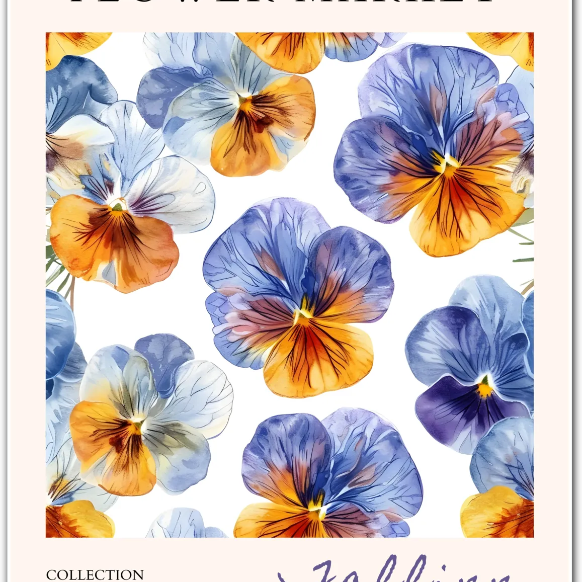 Northern Bloom – Tallinn Watercolour Pansies