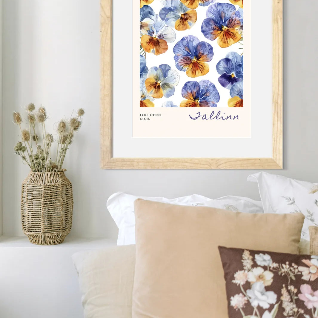 Northern Bloom – Tallinn Watercolour Pansies
