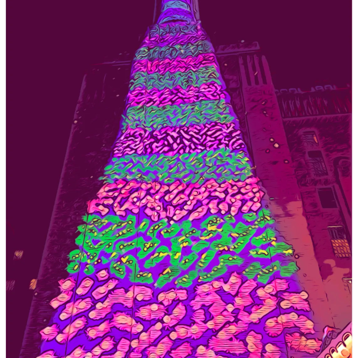 Christmas At Battersea Art Print