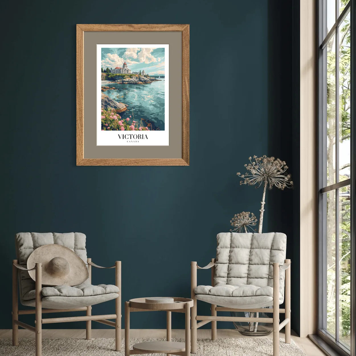Victoria Coastal Views: Elegant British Columbia Art Print