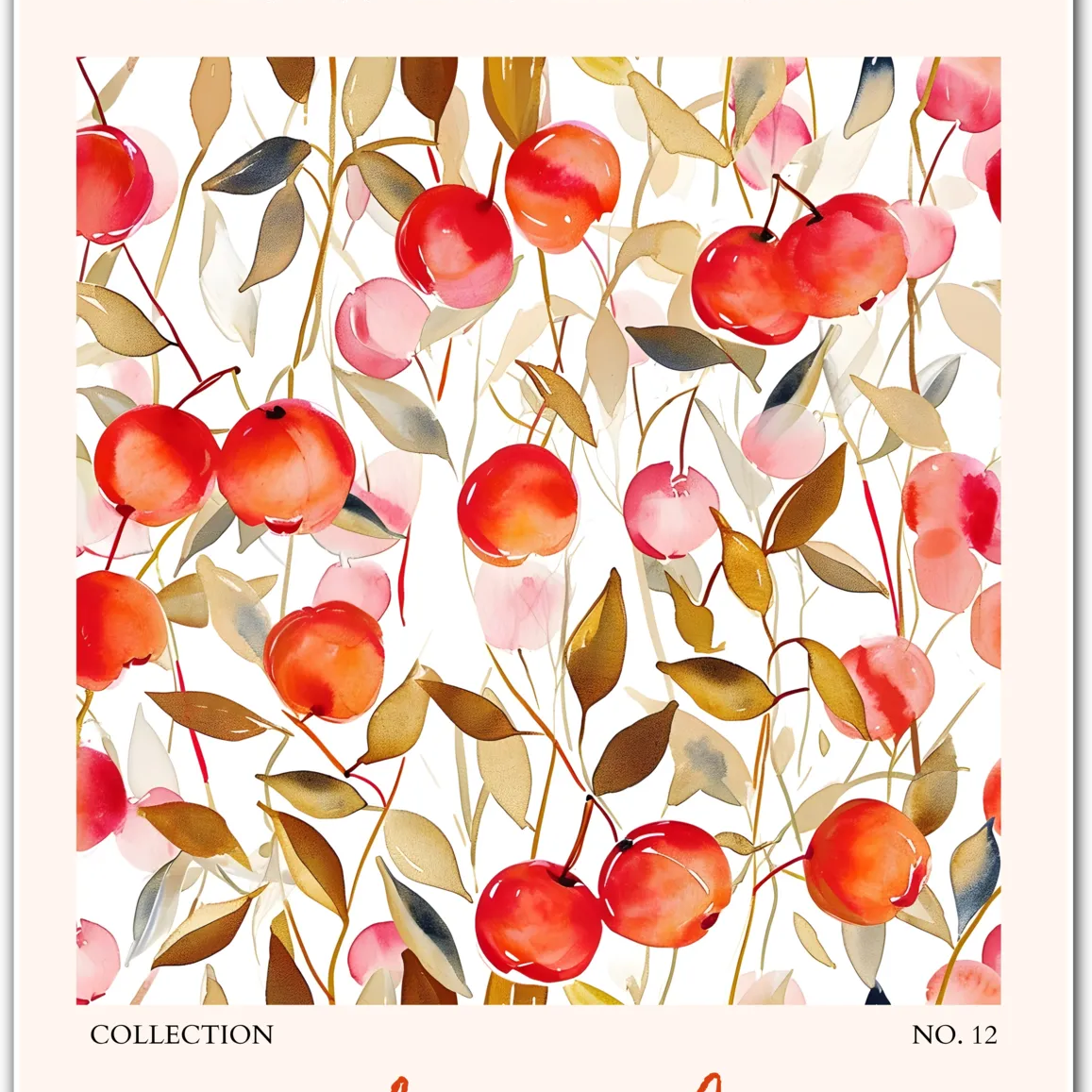 Orchard Glow – Zurich Fruit Blossom Print