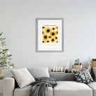 Amsterdam Sun – Graphic Sunflower Art Print in Bright Yellows