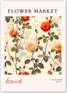 Bend Rose Garden – Romantic Botanical Art with Vintage Charm