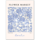 Berlin Blue Whisper – Soft Floral Print in Pastel Blue