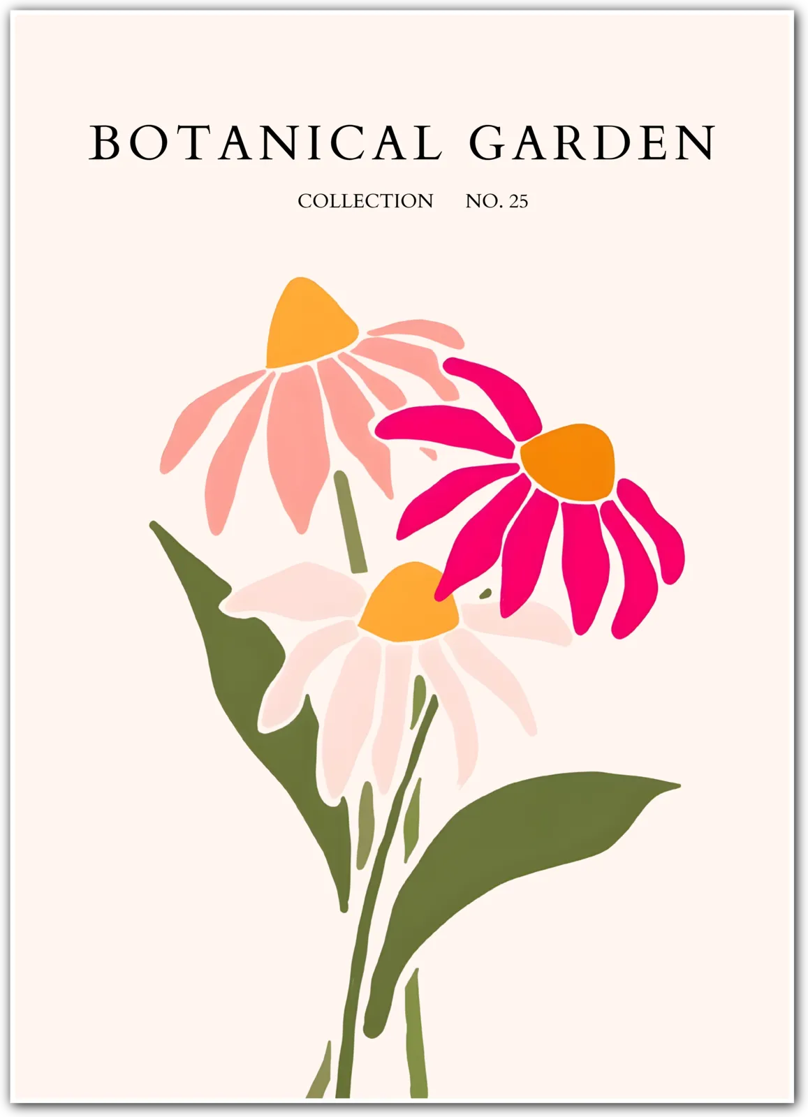 Nordic Bloom Wildflower Art Print