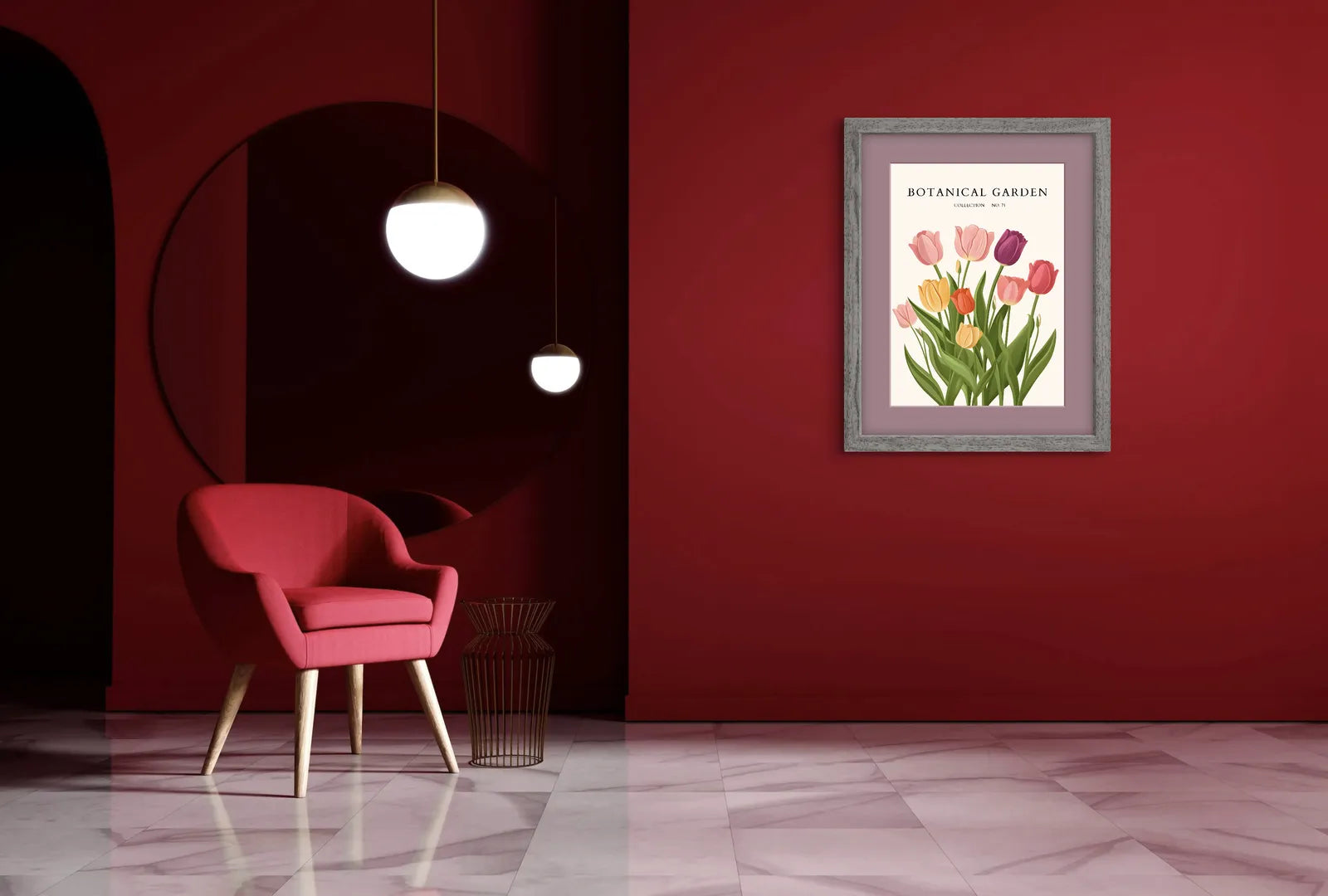 Tulip Parade: Spring Celebration Art Print