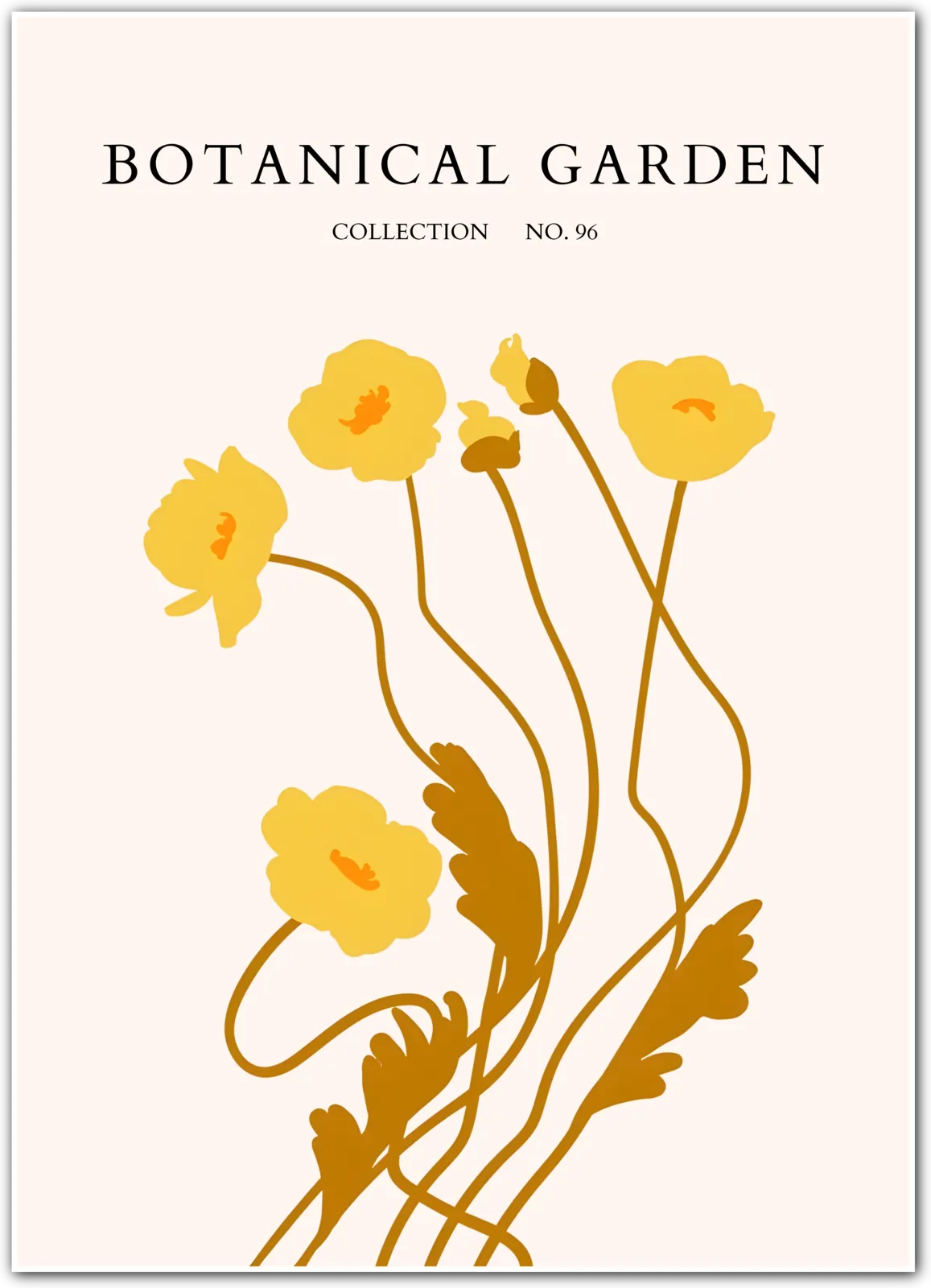 Sunset Poppies Fine Art Botanical Print