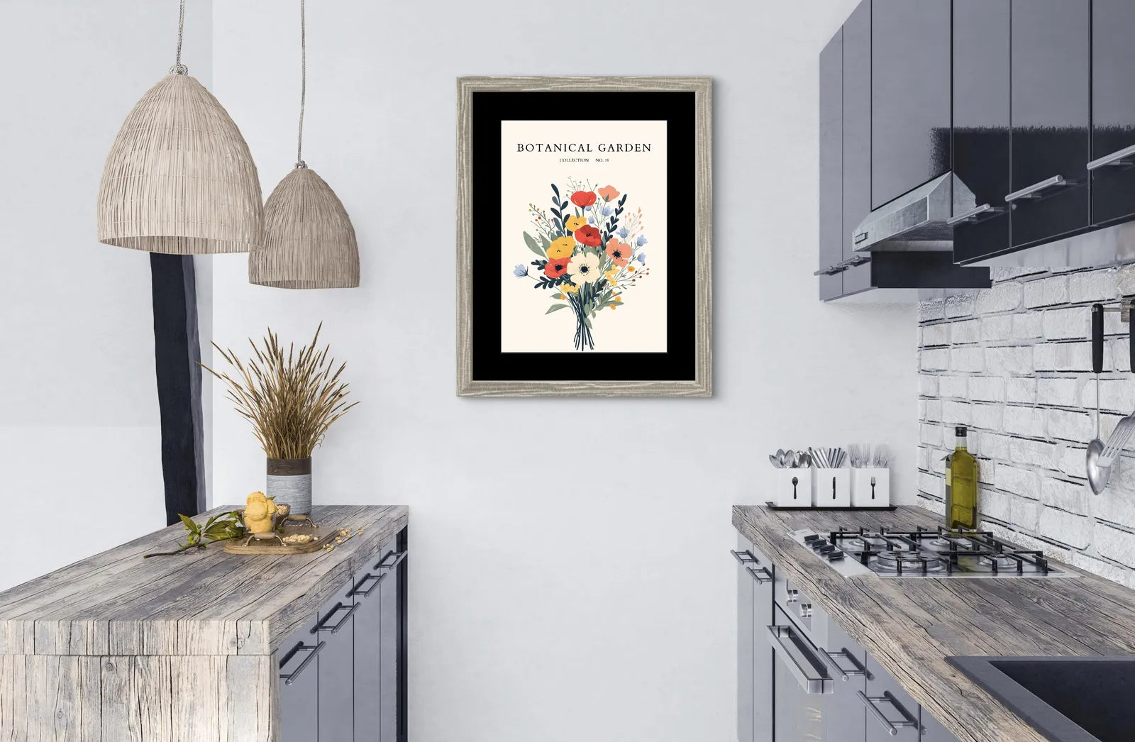 Floral Medley Celebration Botanical Art Print