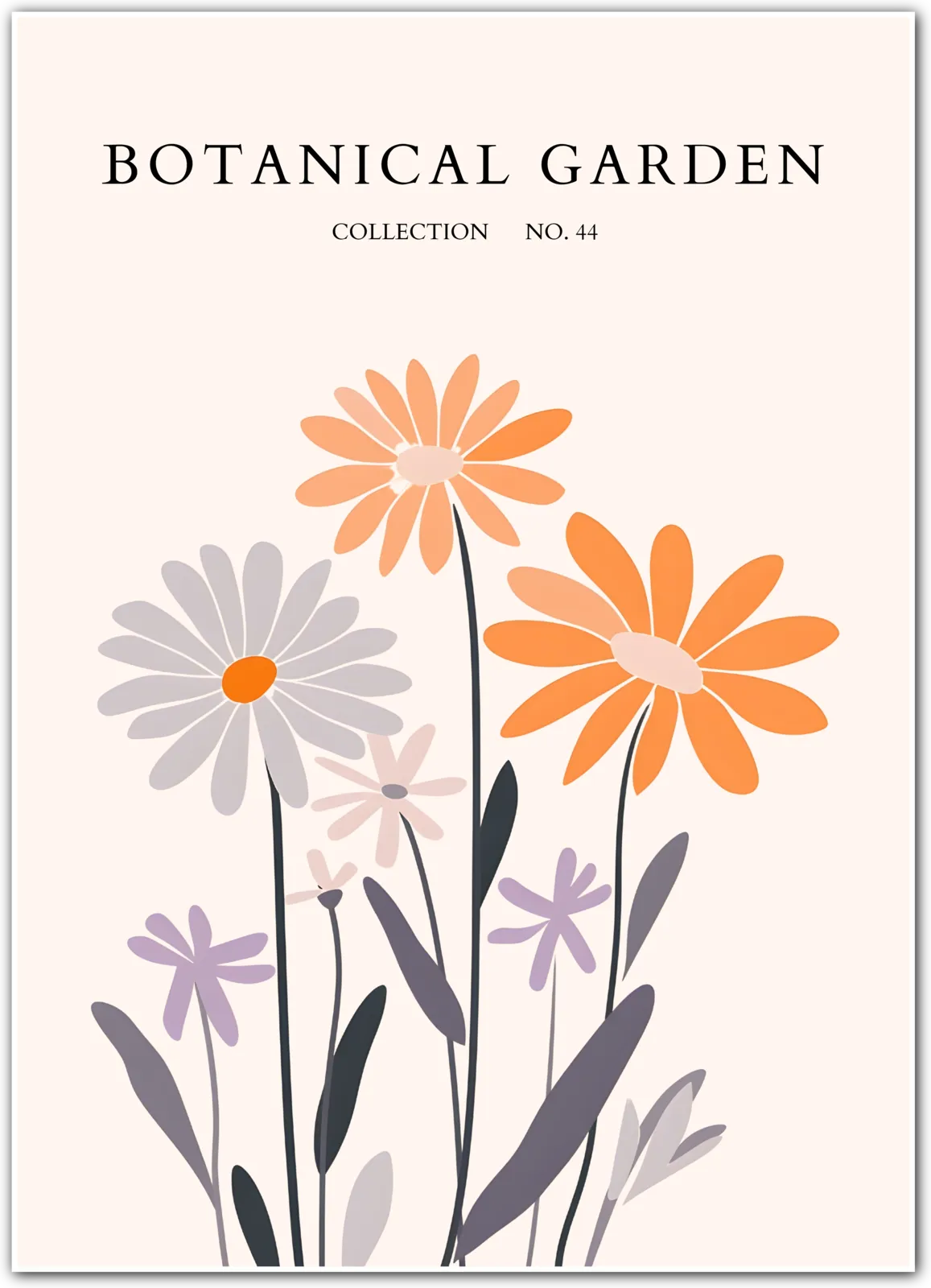 Sunset Poppies Botanical Print