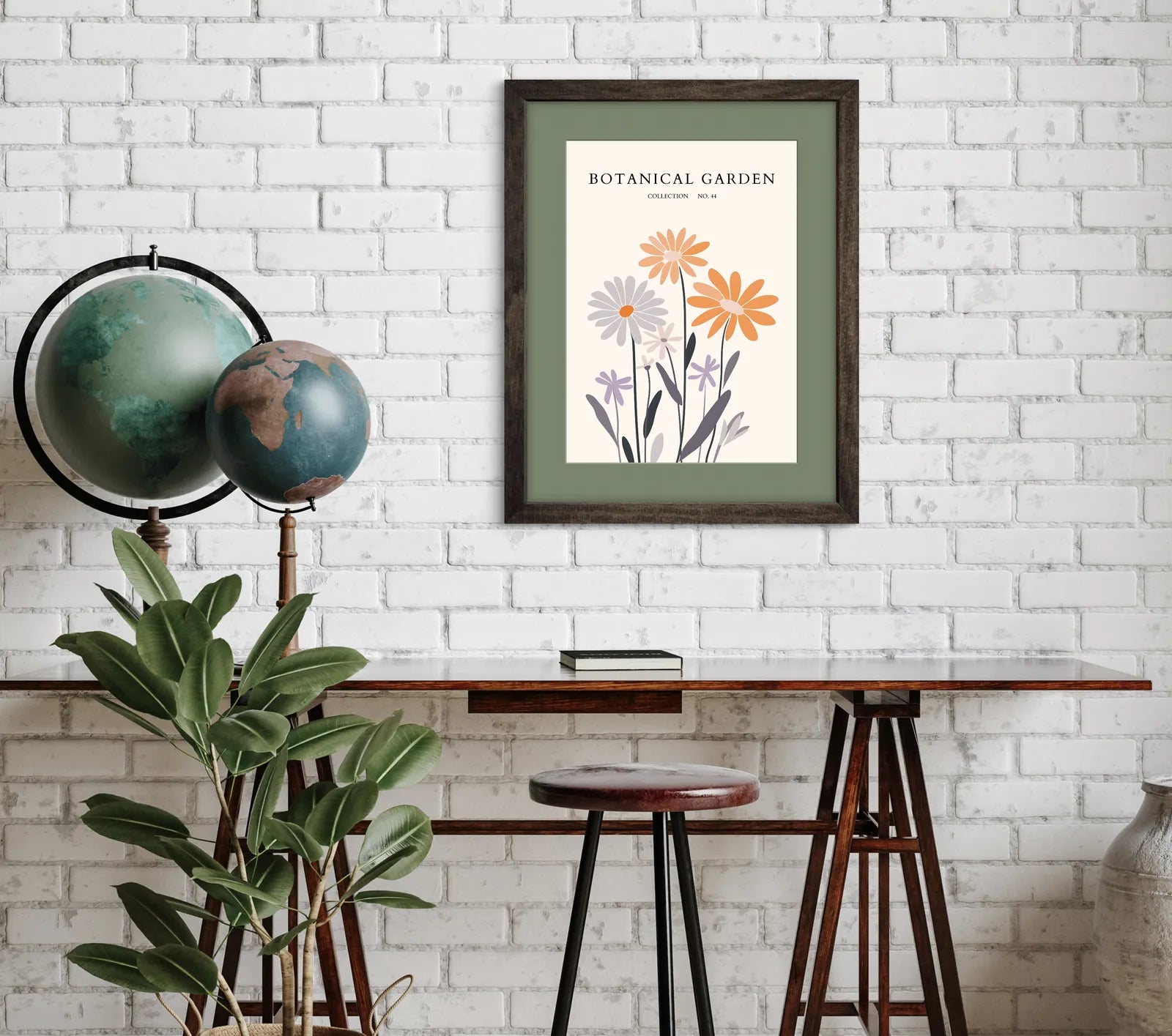 Sunset Poppies Botanical Print
